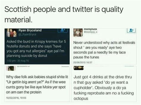 Scottish People On Twitter 9gag