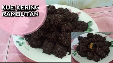 Resep Kue Kering Rambutan Coklat Meses Youtube