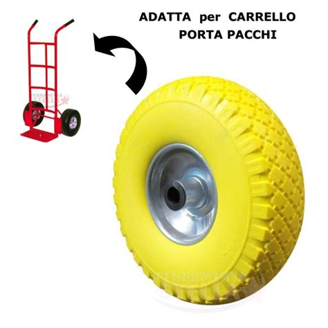 Ruota Ruote Carrello Carrelli Piene Anti Foratura Antiforatura D