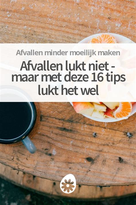 Afvallen lukt niet Met deze praktische 15 tips lukt afvallen wél