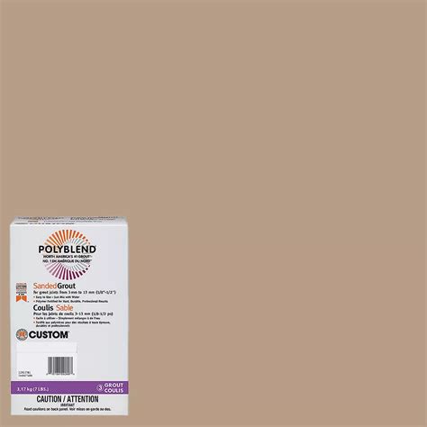 Custom Building Products Polyblend 380 Haystack 7 Lb Sanded Grout