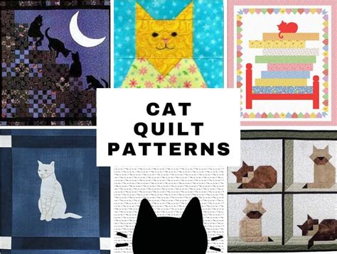 Free Cat Quilt Patterns And Cat Quilt Blocks Artofit