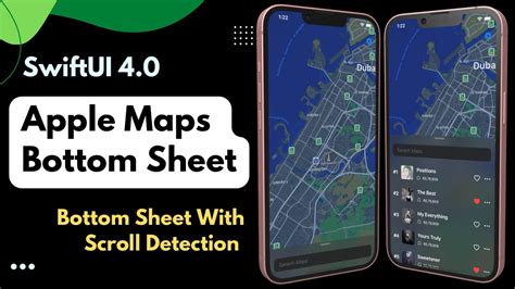 Swiftui Apple Maps Bottom Sheet Bottom Sheet With Scroll