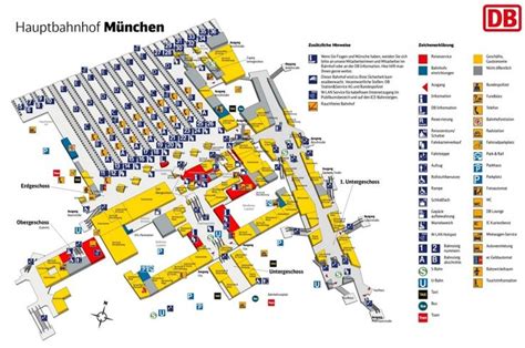 Munich Hauptbahnhof Map