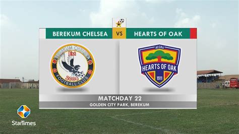 Berekum Chelsea Hearts Of Oak Highlights Wk Youtube