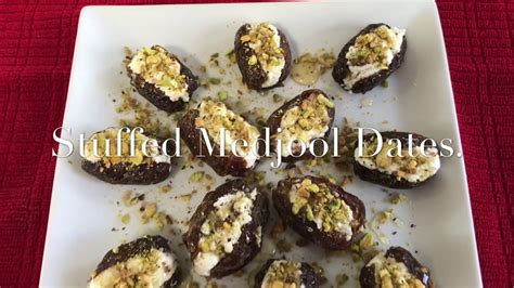 Stuffed Medjool Dates Recipe YouTube