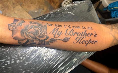 My Brother S Keeper Tattoo Designs To Show Your Brotherhood