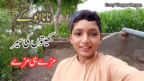 Nana Abbu Ke Gaon Aur Zameenon Ki Sair Ki Boht Maza Aya Village Vlog