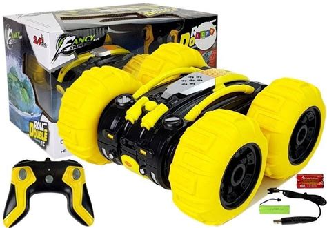 Amfibia Dwustronna Zdalnie Sterowana Żółta 1 24 Lean Toys Sklep