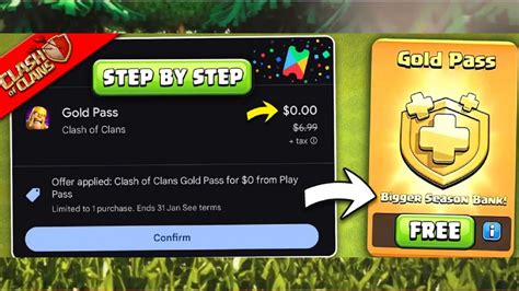 How To Get Free 🎁gold Pass In Clash Of Clans Secret Trick🤫revealed Youtube