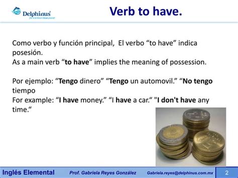 Verb To Have Ed Ppt