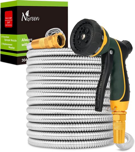 Bionic Steel Metal Garden Hose Ft Rust Proof Stainless Steel