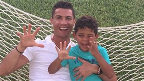 Cristiano Ronaldos Son Turns Five See His Adorable Mini Me