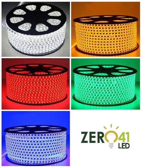 Fita LED 7 2W SMD5050 IP67 127V Vermelho 1M Zero 41 Led