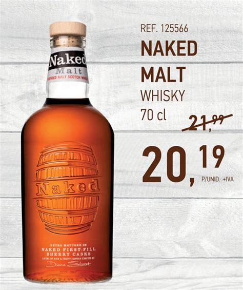 Promoção Naked Malt Whisky 70 cl em Makro