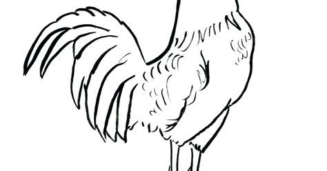 Rooster Head Drawing | Free download on ClipArtMag