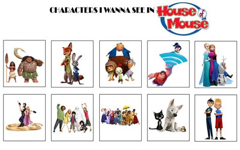 Characters i want to at the house of mouse by facussparkle2002 on ...