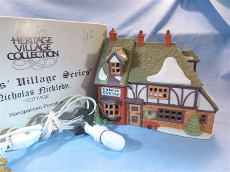 Department 56 Dickens Village Series Nicholas Nickleby Cottage Etsy