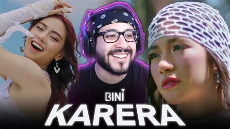 Reaction To Bini Karera Official Music Video Youtube