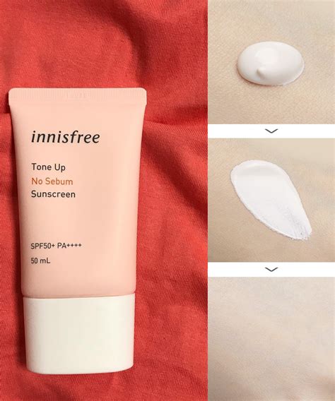 Kem Ch Ng N Ng Innisfree Tone Up No Sebum Sunscreen Spf Pa Ml