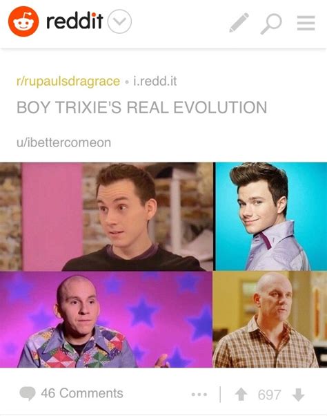 Okay But Can We Talk About How Trixie Looks Like A Straight Dad Trying To Bond With His Gay