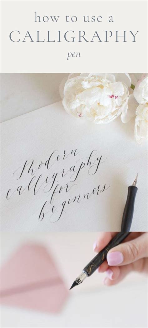 How To Use A Calligraphy Pen Calligraphy Pens Left Handed