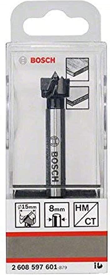 Bosch Professional 1 pc tungsten carbide hinge cutting bit Ø 15 mm