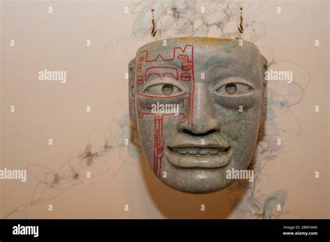 A Mayan Jade artifact at the Casa del Jade (Jade Museum) in Antigua, Guatemala Stock Photo - Alamy