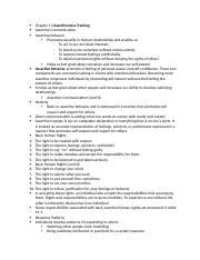 Assertiveness Study Guide Docx Chapter 13 Assertiveness Training