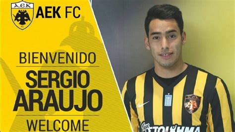 El Aek De Atenas Presentó De Forma Oficial A Sergio Araujo