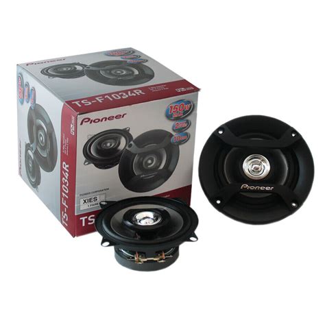 Pioneer TS F1034R 4 4 Inch Car Audio 2 Way Coaxial Speakers 150W Max