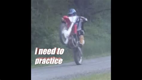 Dirt Bike Wheelies Youtube