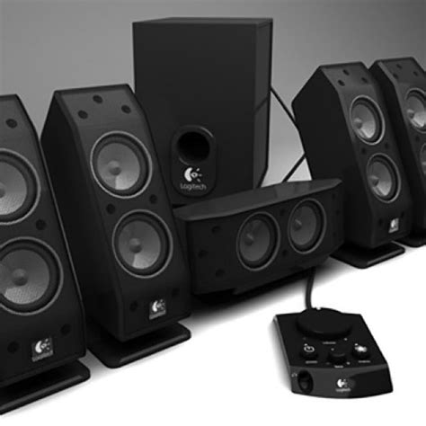 Logitech X 540 51 Surround Sound System Audio Soundbars Speakers