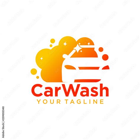 car wash logo company design template Stock Vector | Adobe Stock