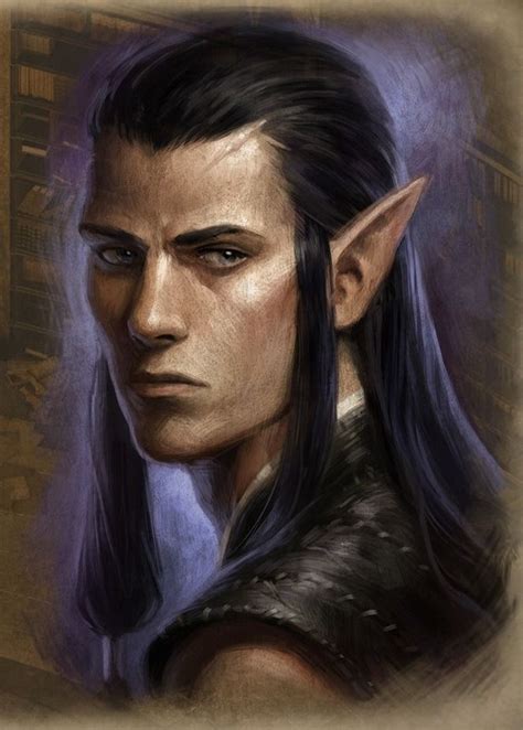 Pin By Dylan On Character Portraits Pillars Of Eternity Male Elf