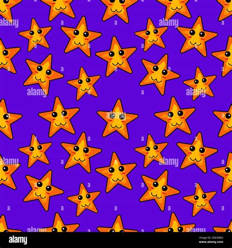 cute star seamless pattern vector illustration Stock Vector Image & Art ...