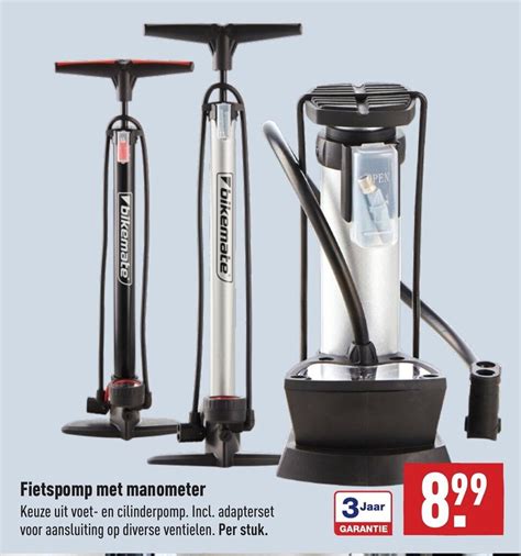 Fietspomp Met Manometer Aanbieding Bij ALDI