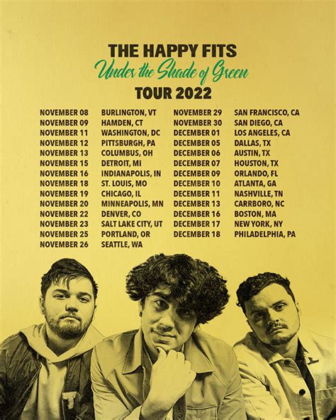 The Happy Fits Announce New Album Under The Shade Of Green And Share