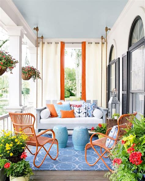 23 Coastal Summer Porches Beach Porch Decor And Decor Ideas