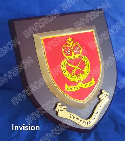 Malaysian Army Unit Plaques Td Tentera Darat Malaysia Malaysian Army