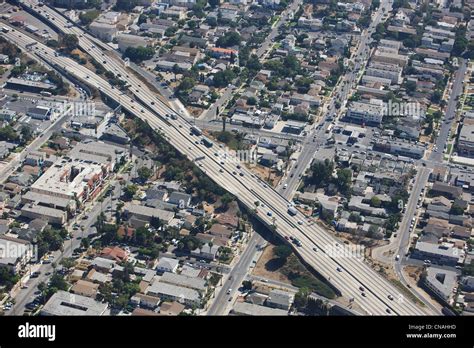 Los Angeles Freeway Aerial Hi Res Stock Photography And Images Alamy