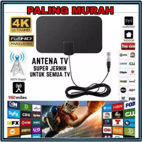 Jual Taffware Antena Tv Digital Indoor Dvb T Db Grid Pattern Tfl