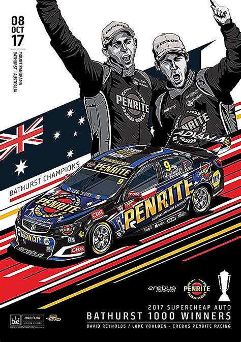 Erebus Penrite Racing 2017 Bathurst 1000 Winner Standard Edition