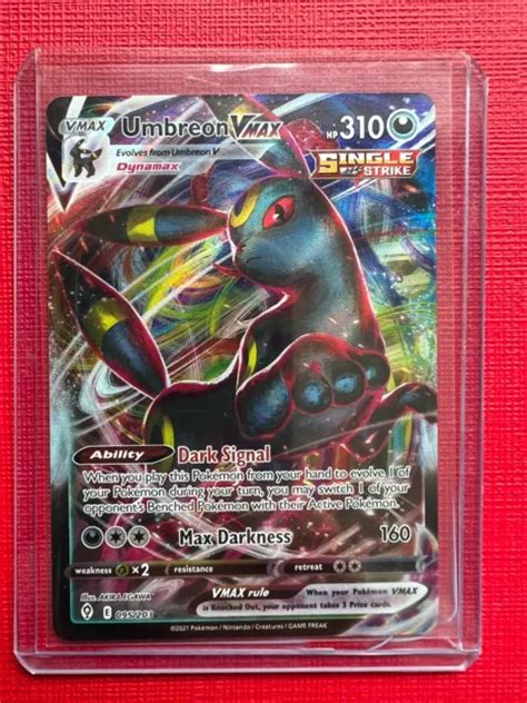 Umbreon Vmax Evolving Skies Pokemon Eng Ultra Rare