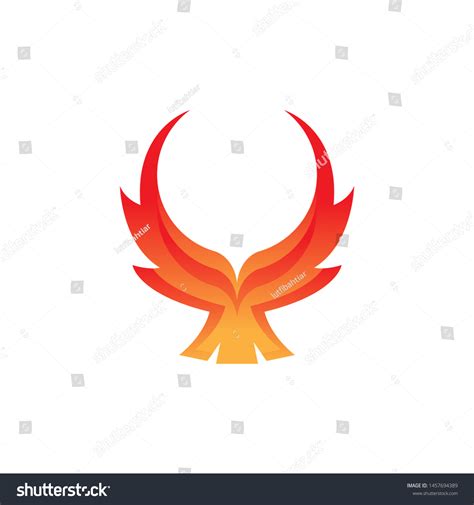 Fire Eagle Logo Design Template Stock Vector (Royalty Free) 1457694389 ...