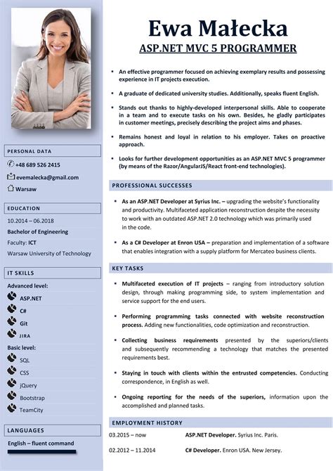 Cv Programisty Jak Napisać Skuteczne Cv Profil Zawodowy