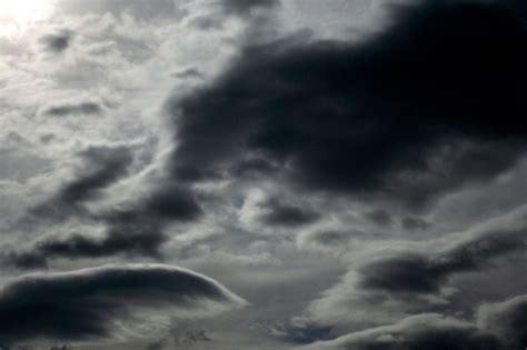 Banco de imagens nuvem Preto e branco céu atmosfera clima