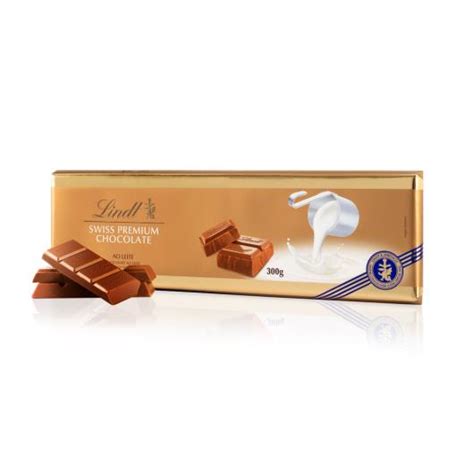 Chocolate Lindt Gold Bar Tablete Ao Leite 300g Sonda Supermercado