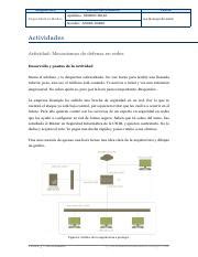 Actividad Mecanismos De Defensa En Redes Compress Pdf Asignatura