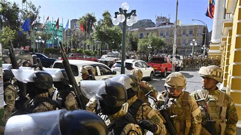 Intento De Golpe De Estado En Bolivia El Destituido Comandante Juan